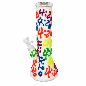 420 Glow In Dark Beaker on a white background