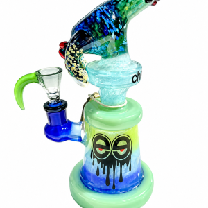 8" Blasted Zombie Hand Rig w/14mm Bowl on a white background, photo 5