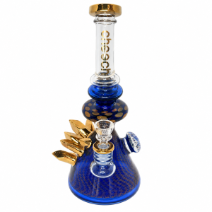 Cheech Gold Crystal Rig Front White Background